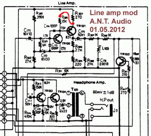 Technics_RS1500_series_Line_Amp_modification